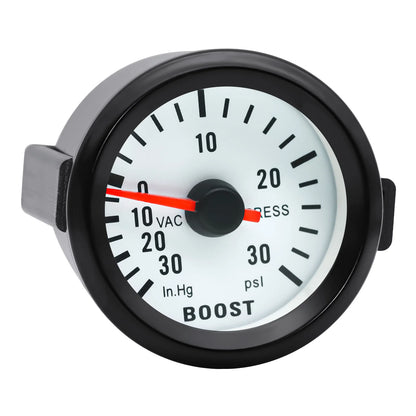 AD Universal 52mm Bar Blue Led Light Pressure Turbo Boost Gauge Meter With Sensor 、Holder 12V Boost sensor Car Accessories
