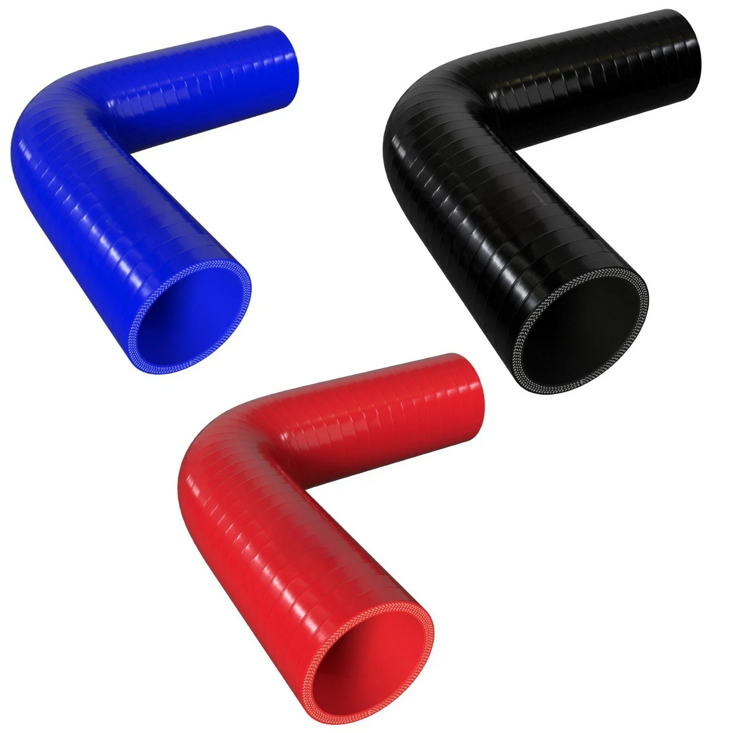 90 Degree Elbow General Silicone Coolant Intercooler Turbo Air Hose Inner Diameter ID 60mm 63mm 65mm 70mm 76mm 80mm 83mm 89mm